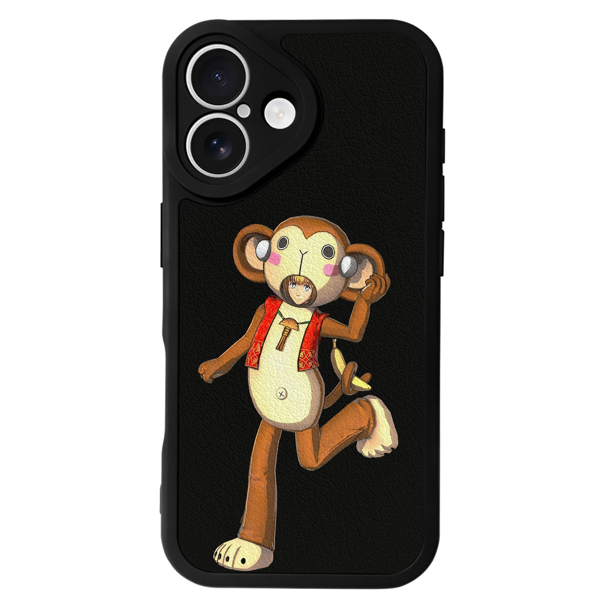 （画像用） 進撃の巨人 アルミン·アルレルト Attack on Titan Armin Arlert 【iPhone 16シリーズ対応】シリコンスマホケース（レザー調） 材質：シリコン